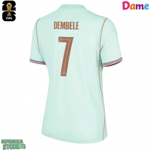 Frankrig Ousmane Dembele #7 Replika Udebanetrøje Dame VM 2026 Kortærmet